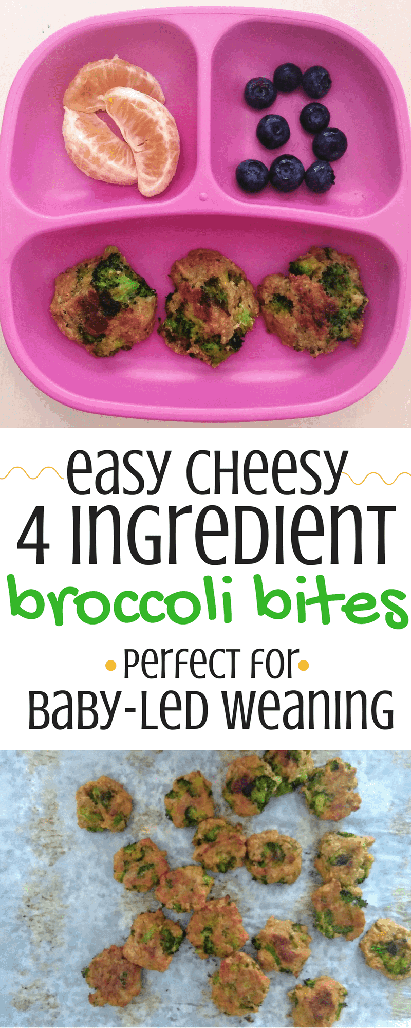 Easy Cheesy 4 Ingredient Broccoli Bites Because I Said So, Baby