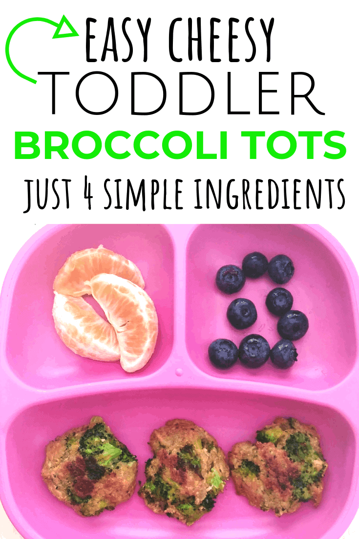 Easy Cheesy 4 Ingredient Broccoli Bites
