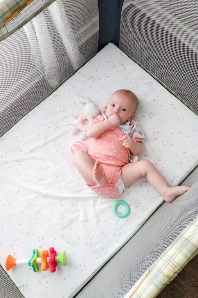 daily routine with a baby and toddler