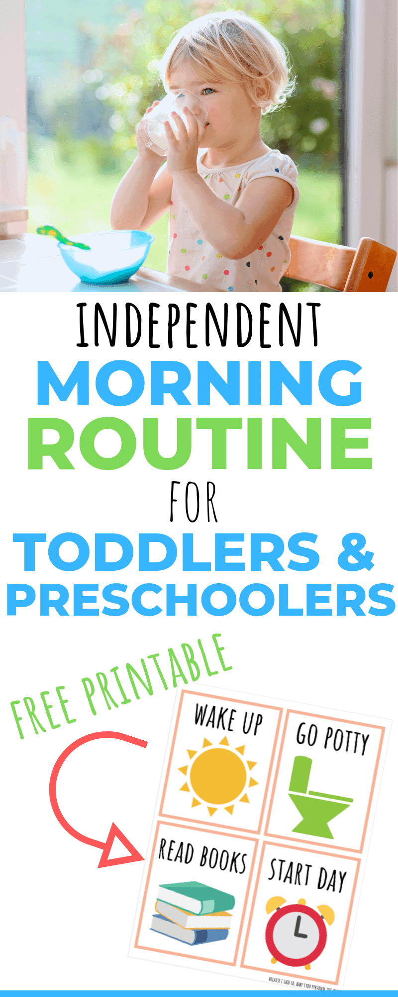3 Year Old Morning Routine Makeover (With Free Printable Morning ...
