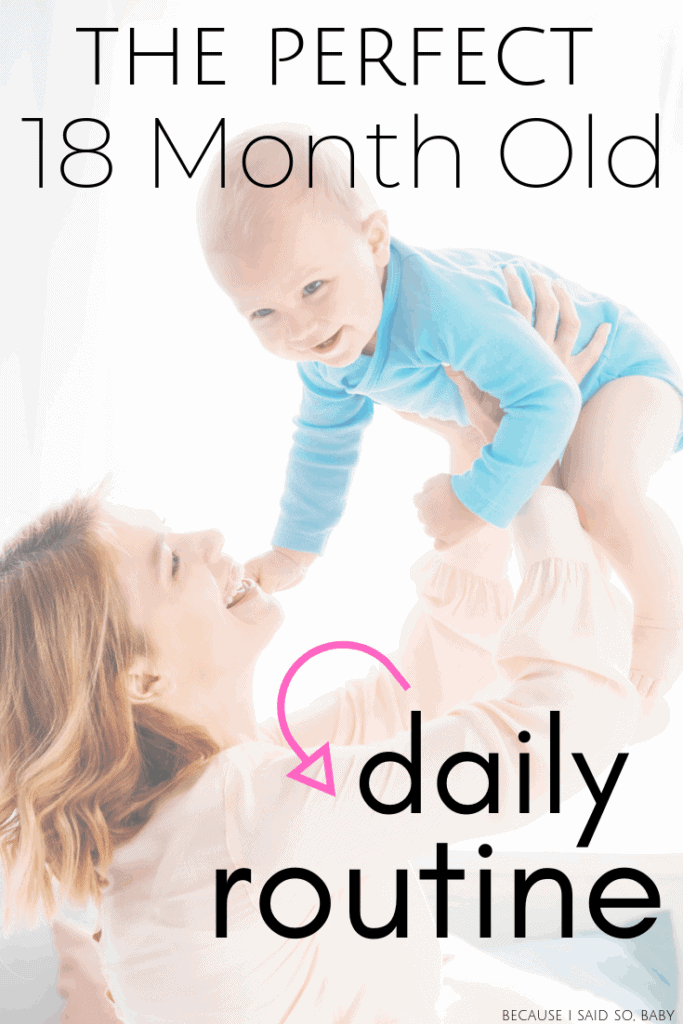 My 18 Month Old's Daily Routine Because I Said So, Baby