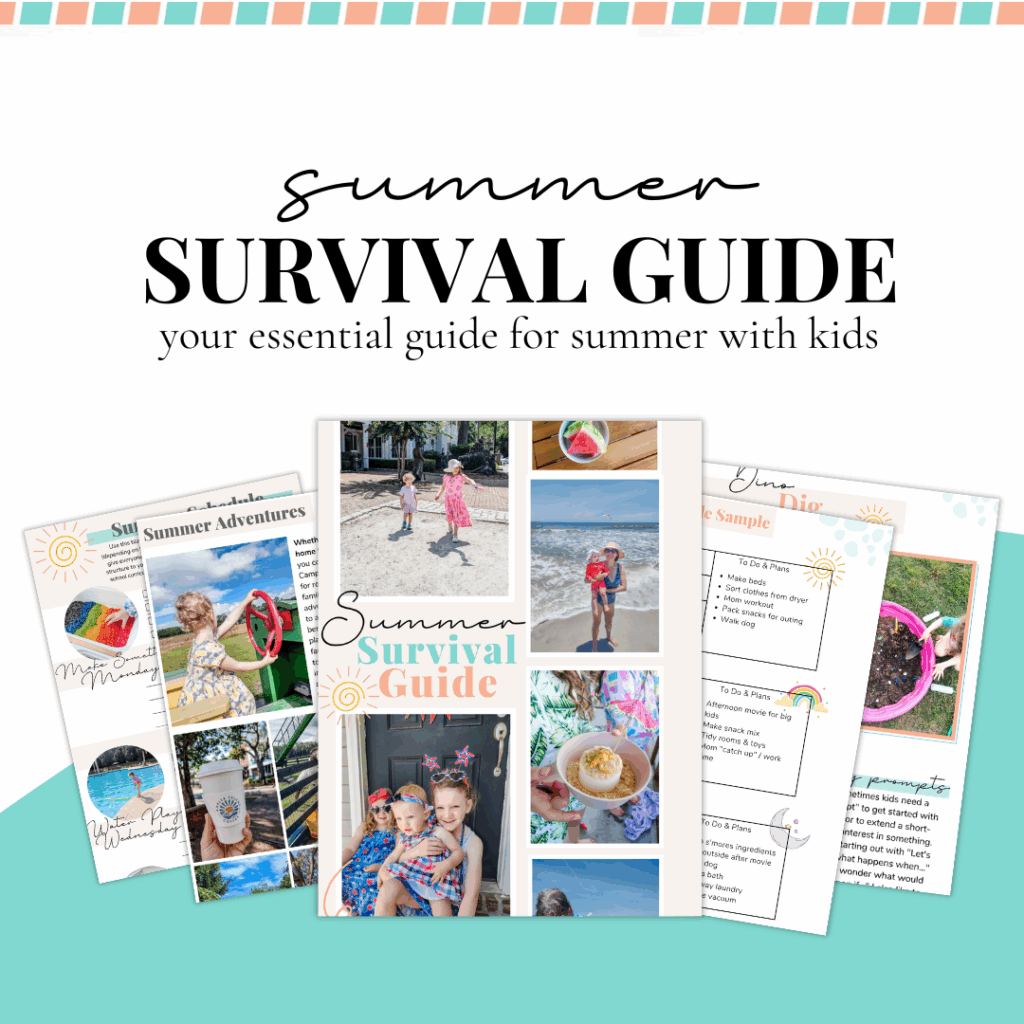 summer survival guide | toddlers | preschoolers