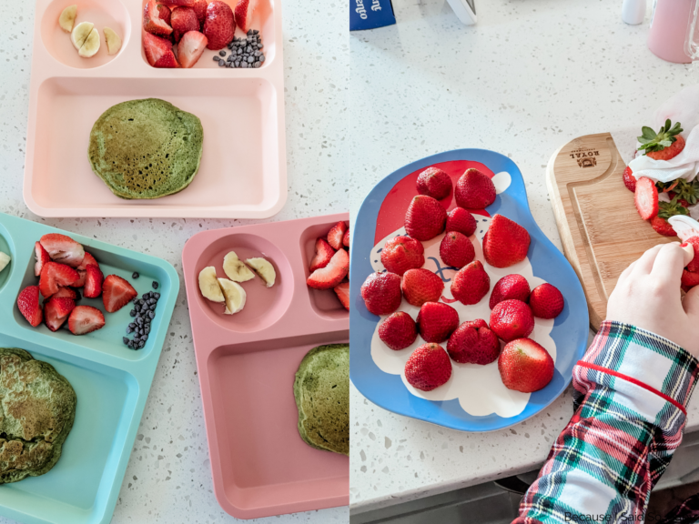 Grinch pancake breakfast