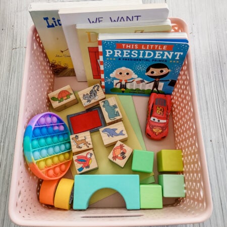 how to make a toddler morning basket