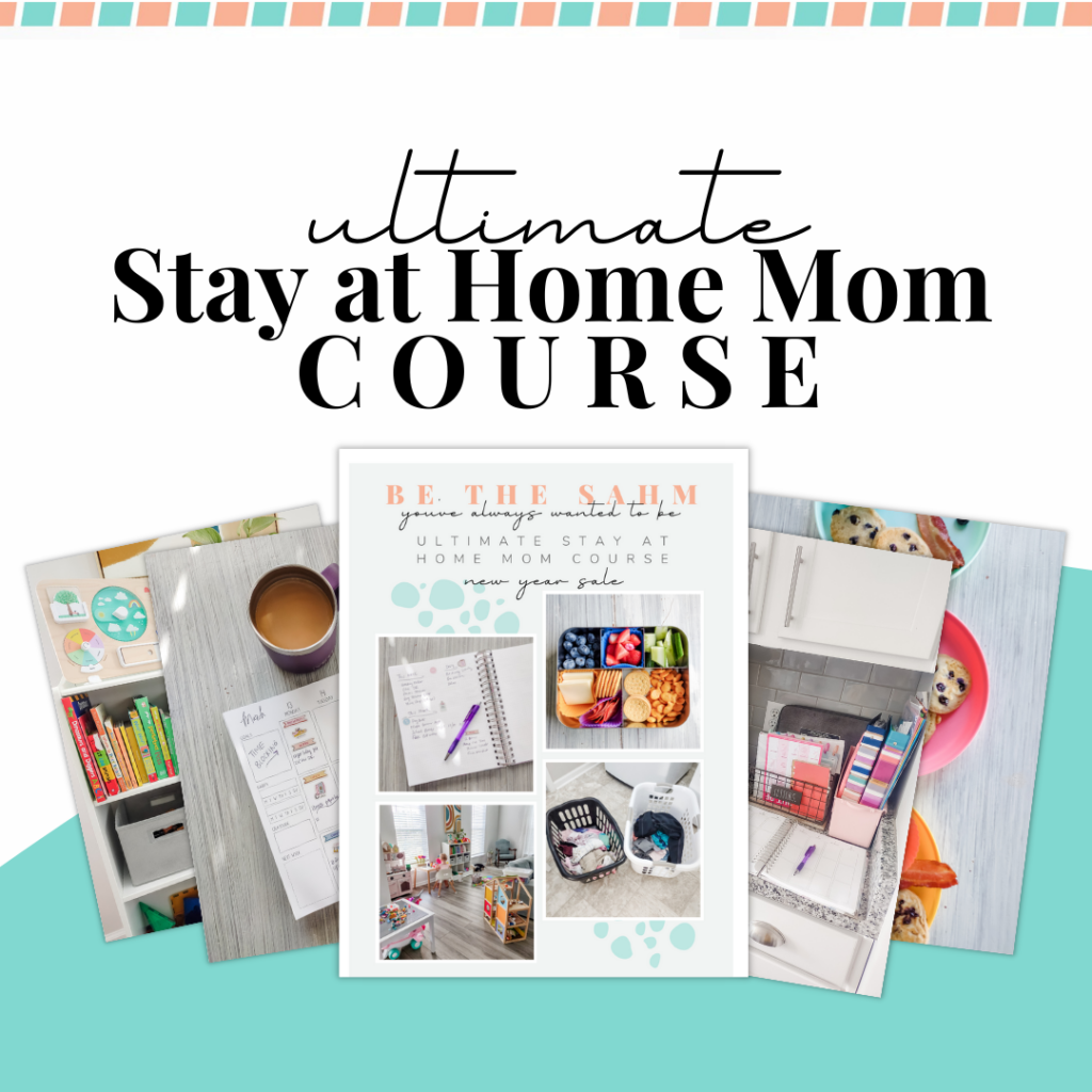 My Stay at Home Mom Daily Schedule - Because I Said So, Baby