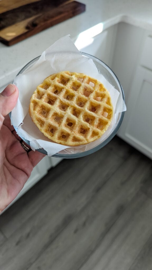 freezer prep egg waffles