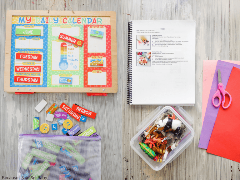 3 year old preschool activities at home