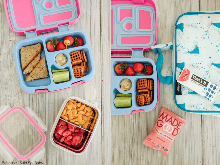 how to pack a snack and a lunch for kindergarten