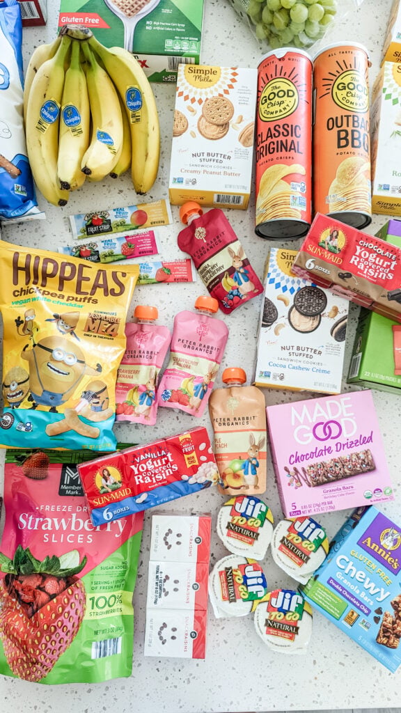 summer road trip snacks for kids