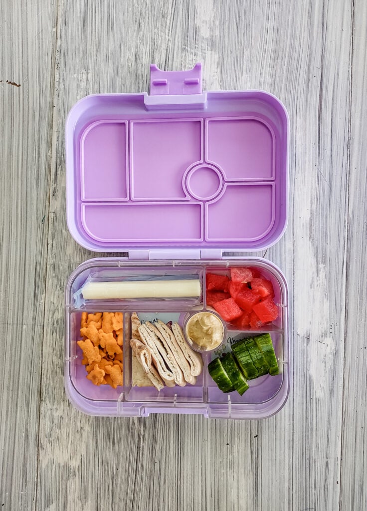 vegetarian bento box idea 