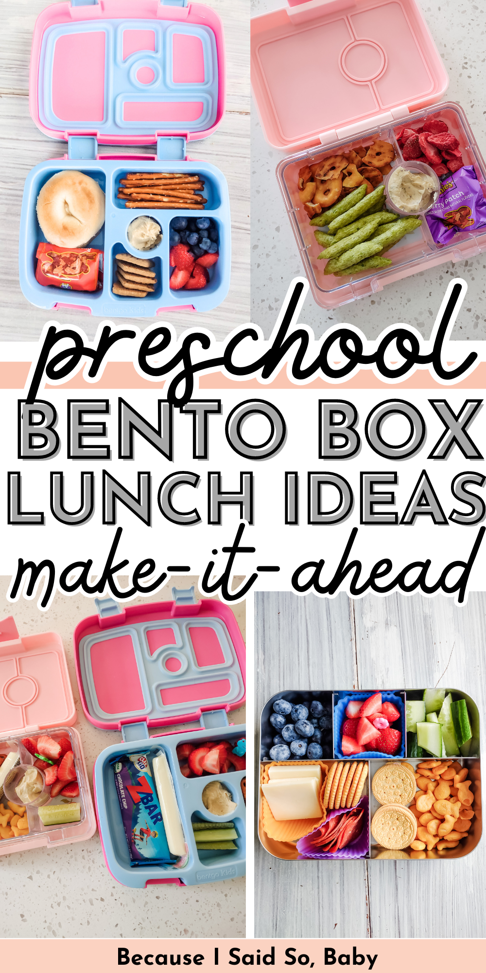 Preschool Bento Box Lunch Ideas 