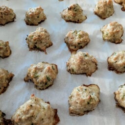 healthy baked meatballs blw