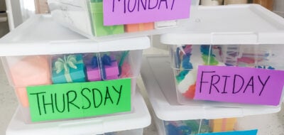 preschool busy bin ideas