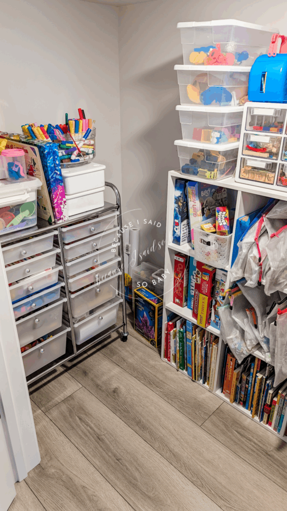 activity supply storage and organization