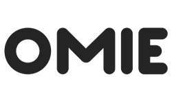 Omie logo.