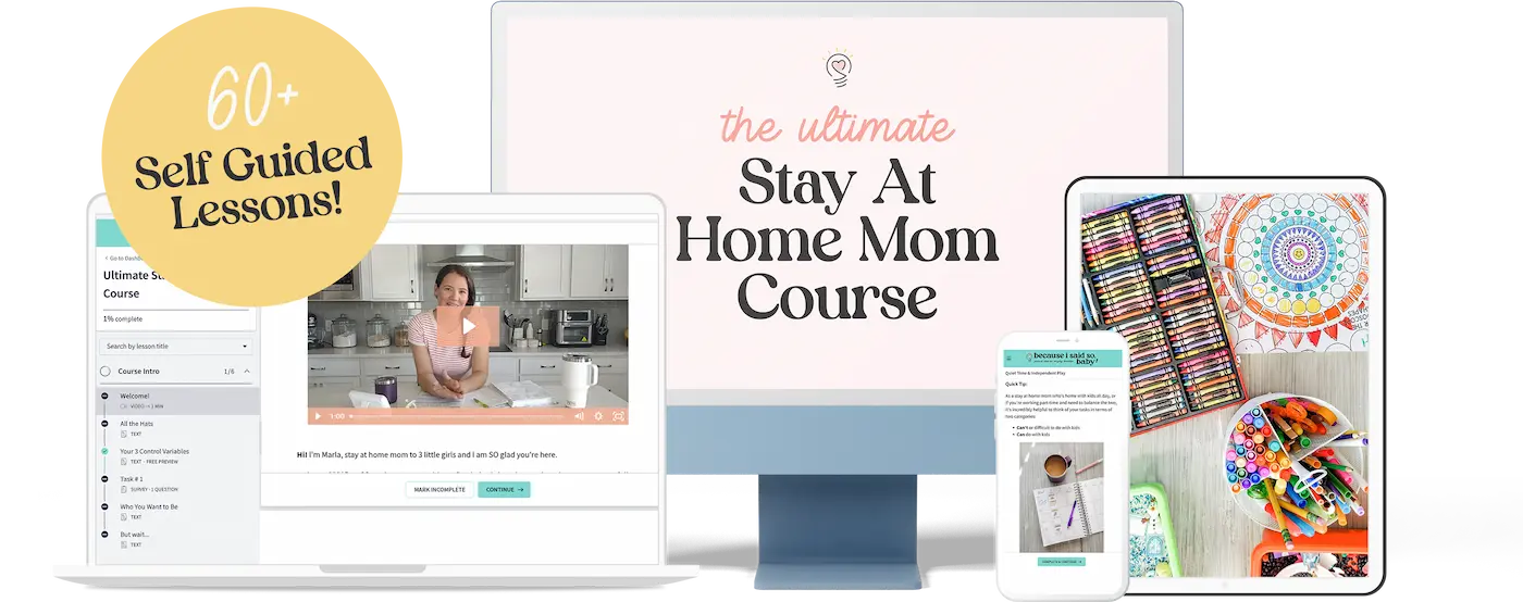 Stay At Home Mom course.