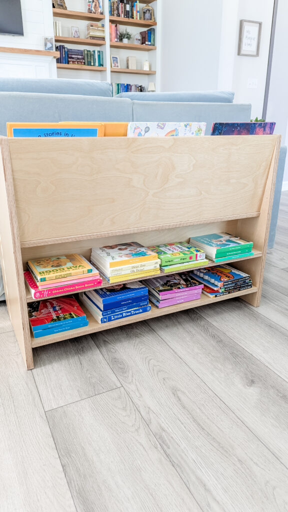 toddler book storage