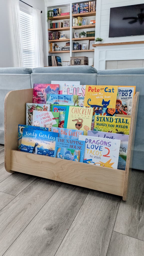 how to store toddler books playroom storage