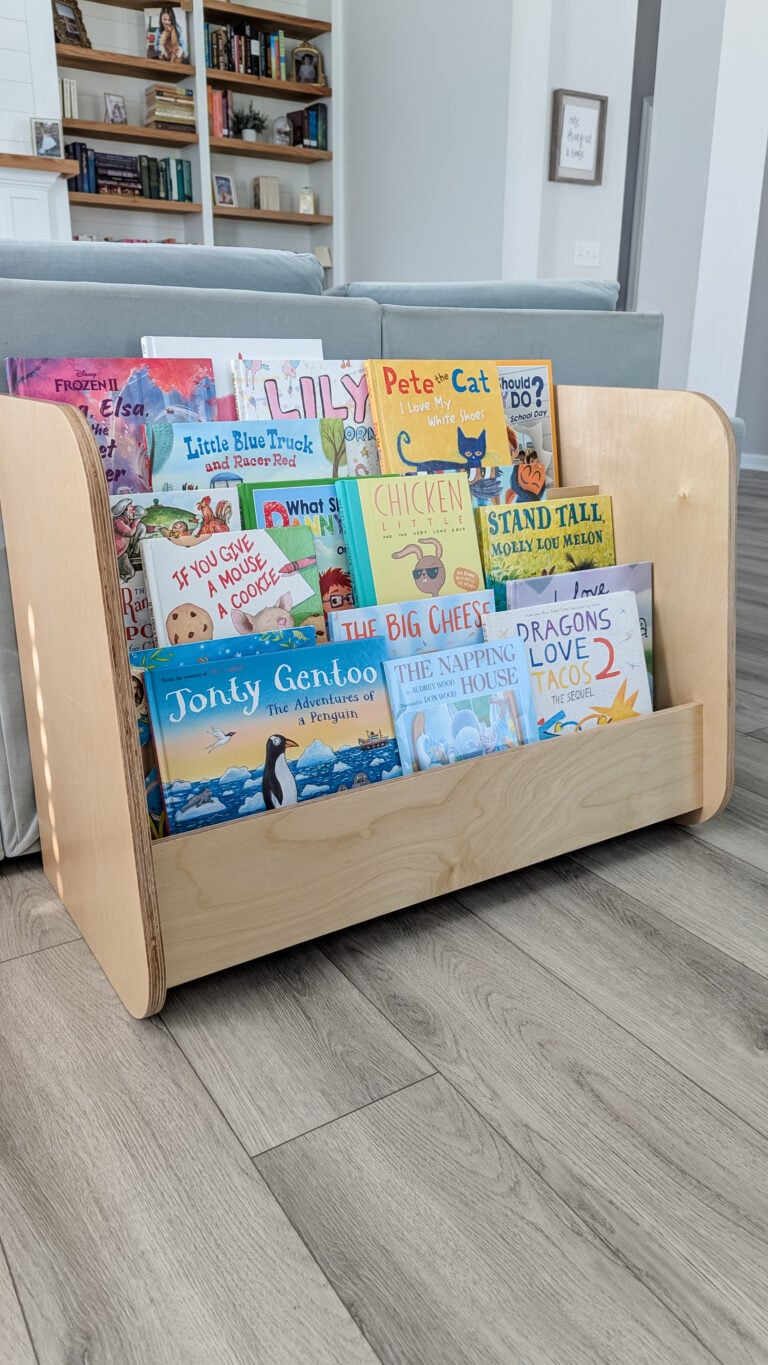 Montessori bookshelf