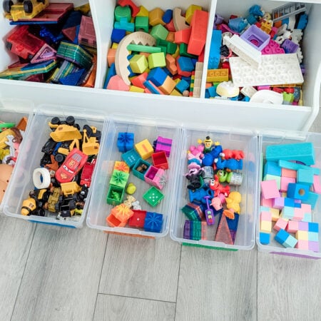 how to organize and store toys