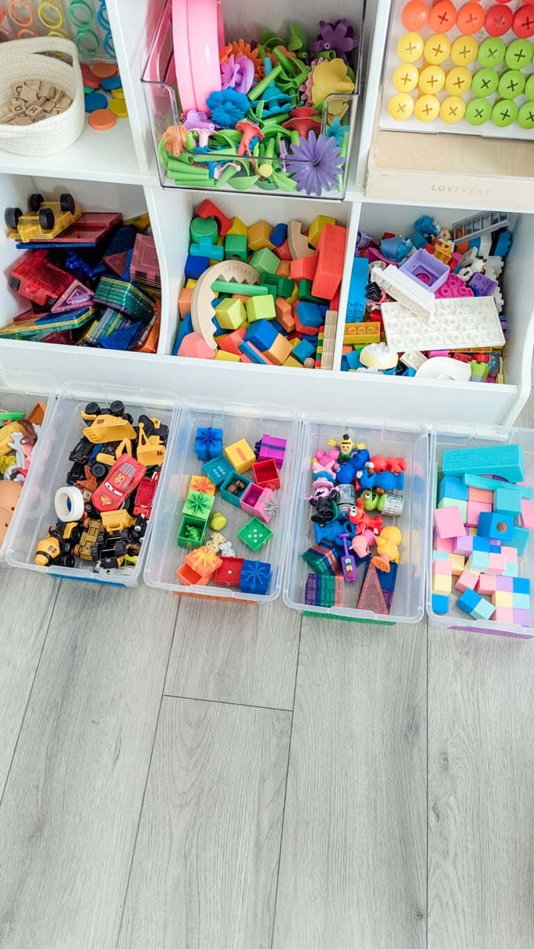 how to organize and store toys
