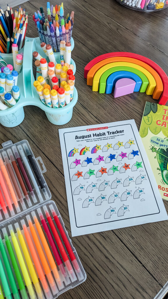 art supplies for preschool at home