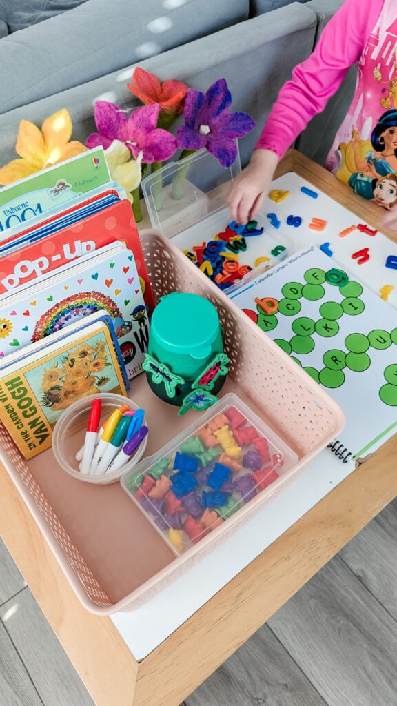 spring preschool activity supplies