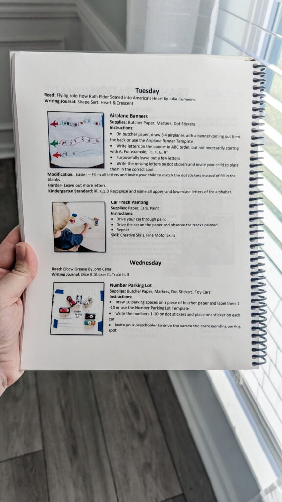 transportation themed preschool activities