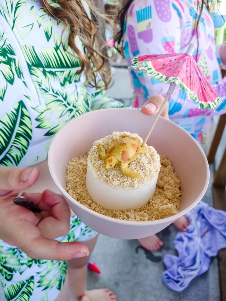 how to make sandcastle ice cream