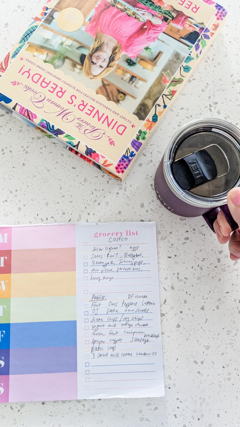 Back to School Grocery Shopping List (Free Printable)