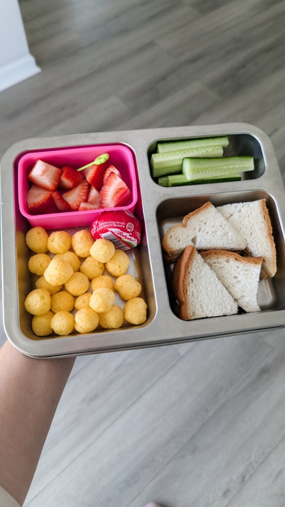 make-ahead PB&J toddler lunch idea