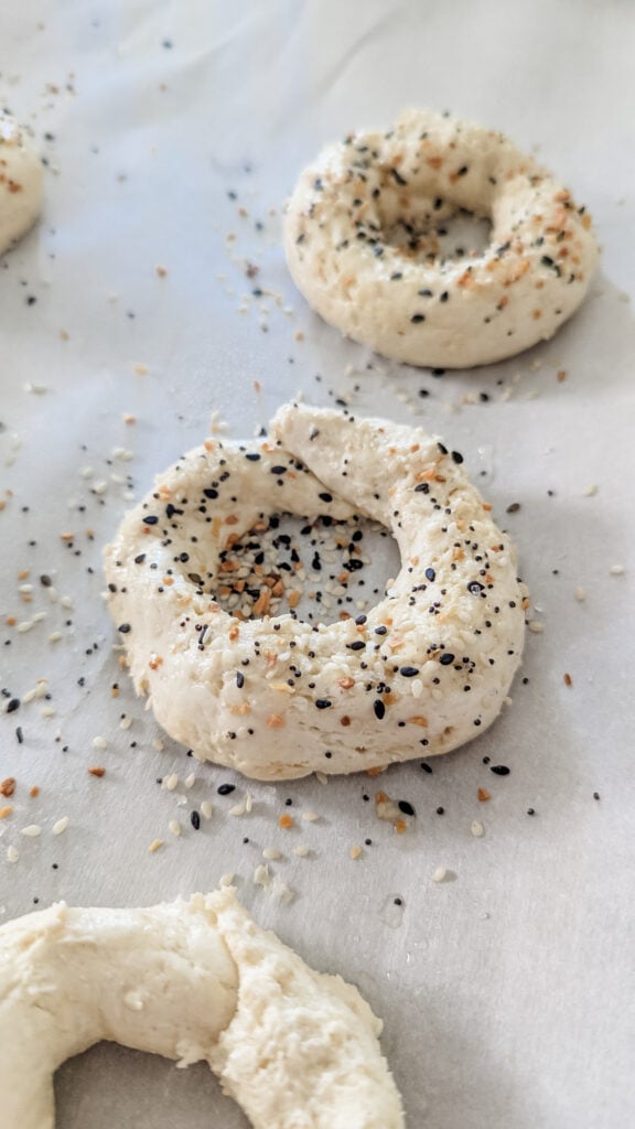homemade 2 ingredient bagels for kids