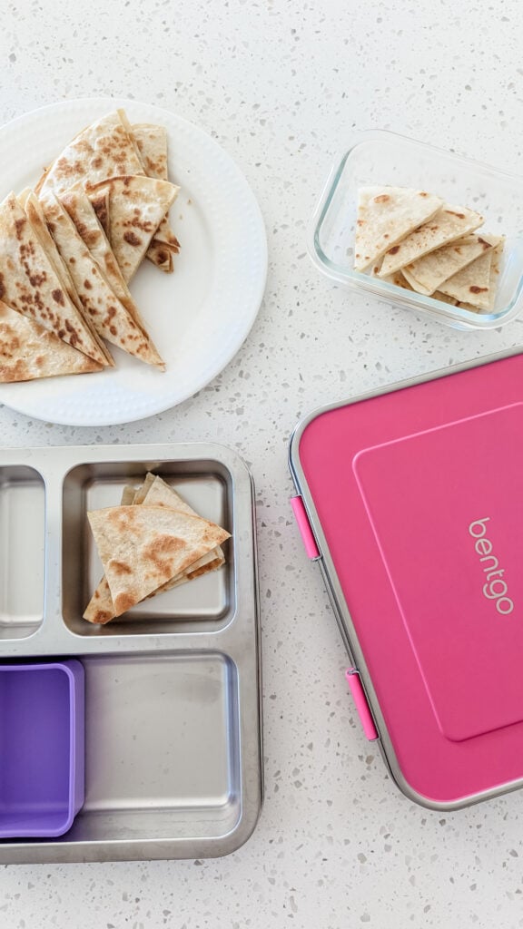meal prep quesadillas for kids