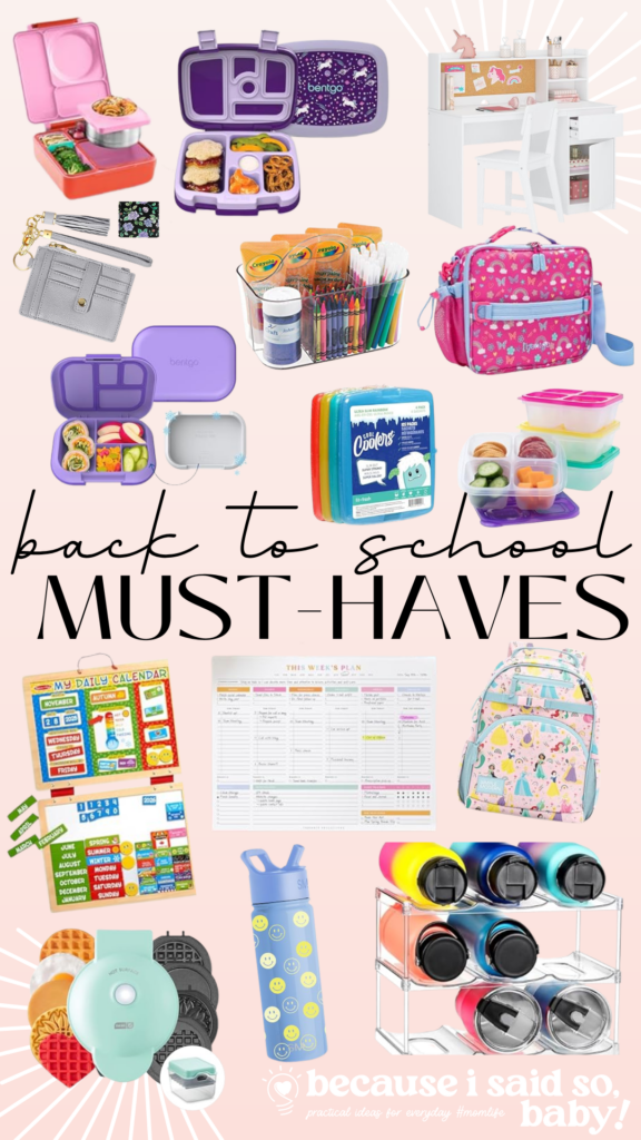 because I said so, baby back to school finds