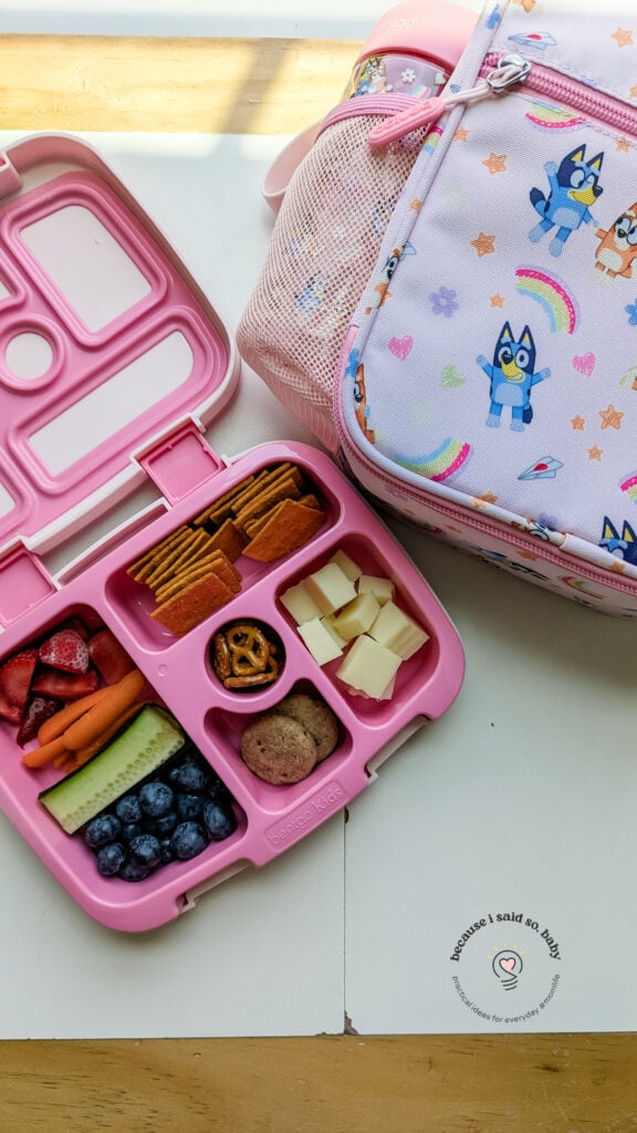 snacky lunchbox idea for school | kindergarten lunch idea