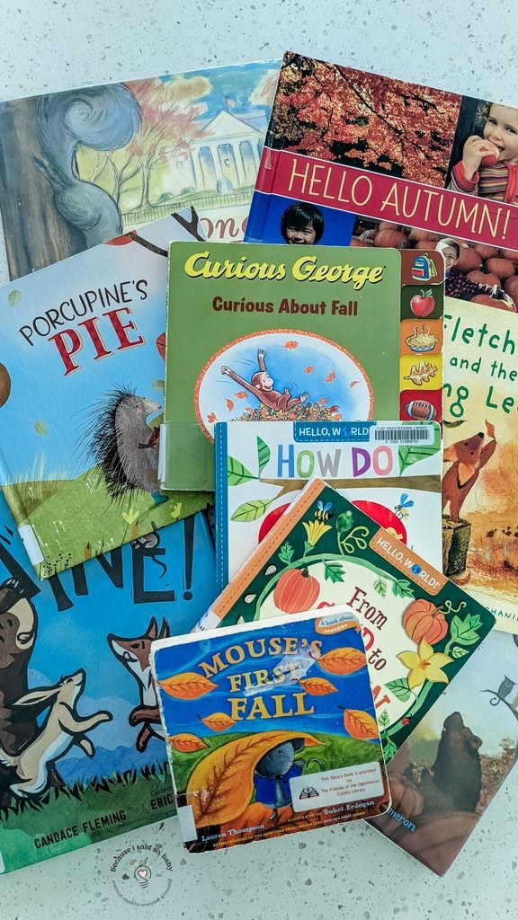 fall theme books | toddlers and preschoolers