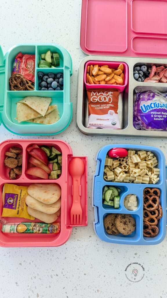 cold lunch box ideas kindergarten