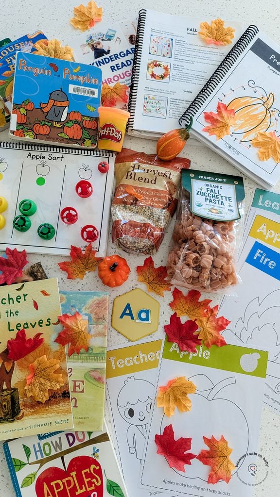 fall preschool curriculum guide